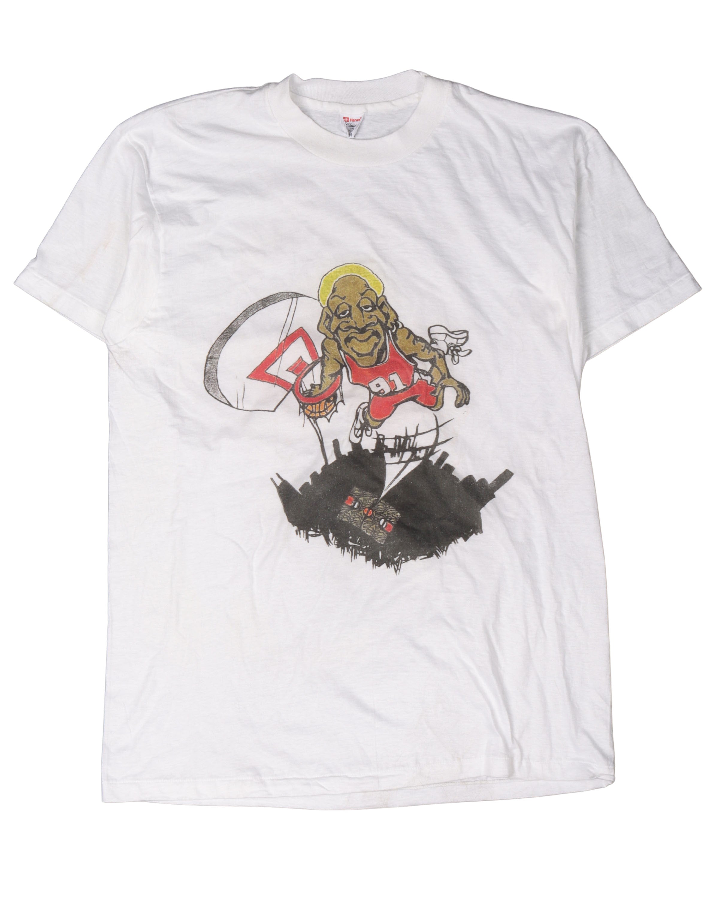 Image of Denis Rodman Cartoon T-Shirt