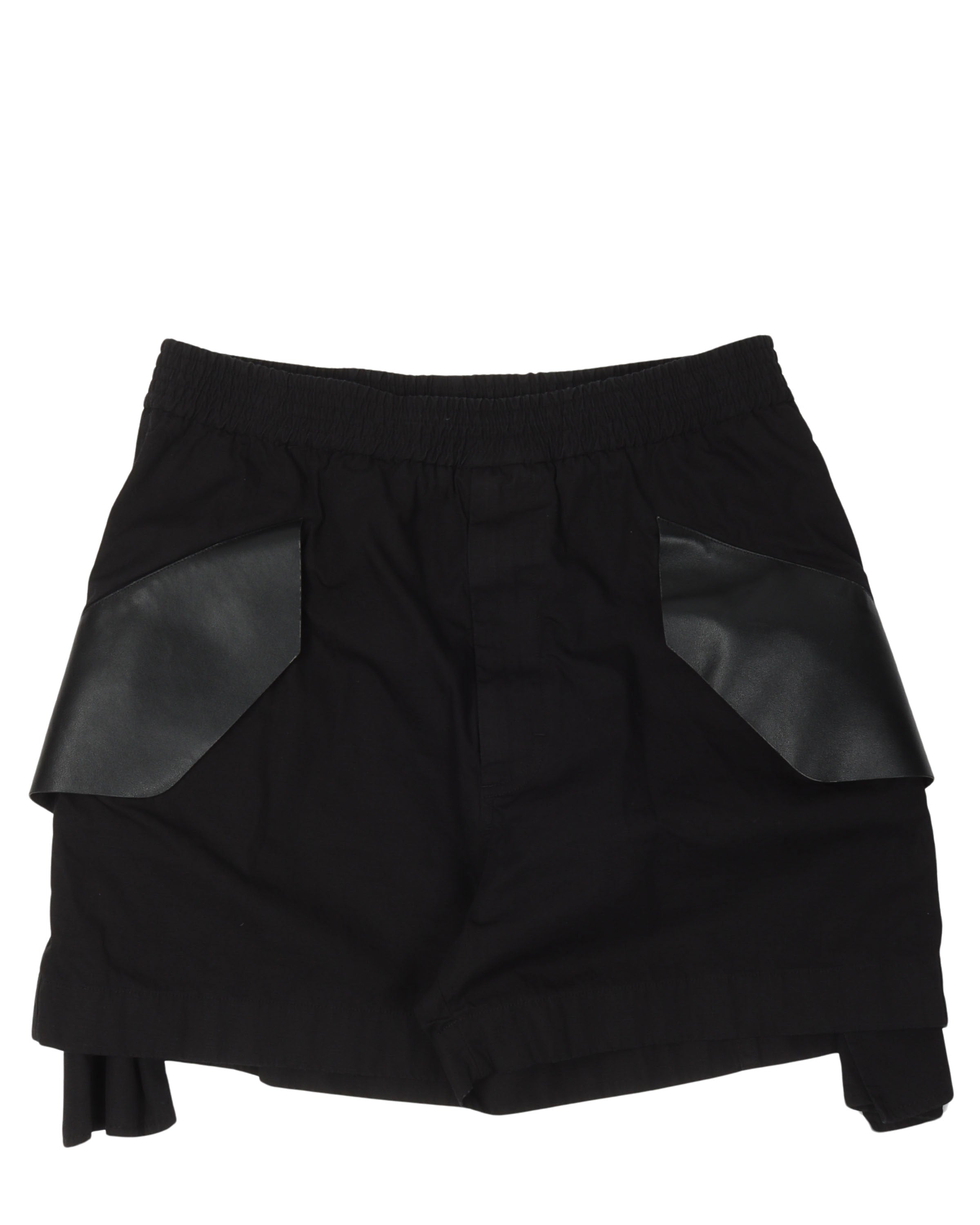 image of Leather Pocket Shorts