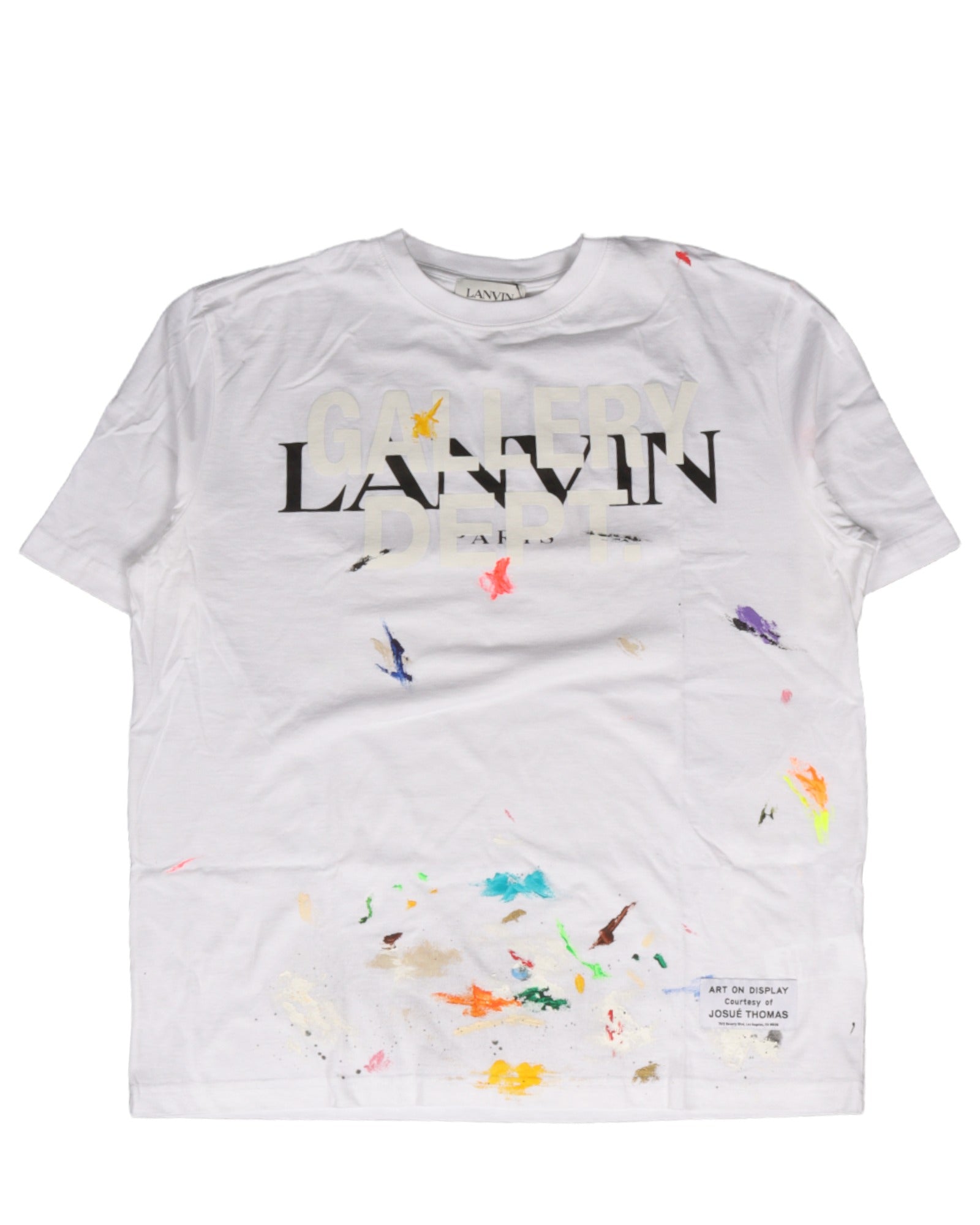 Gallery Dept. Lanvin Paint Splatter T-Shirt