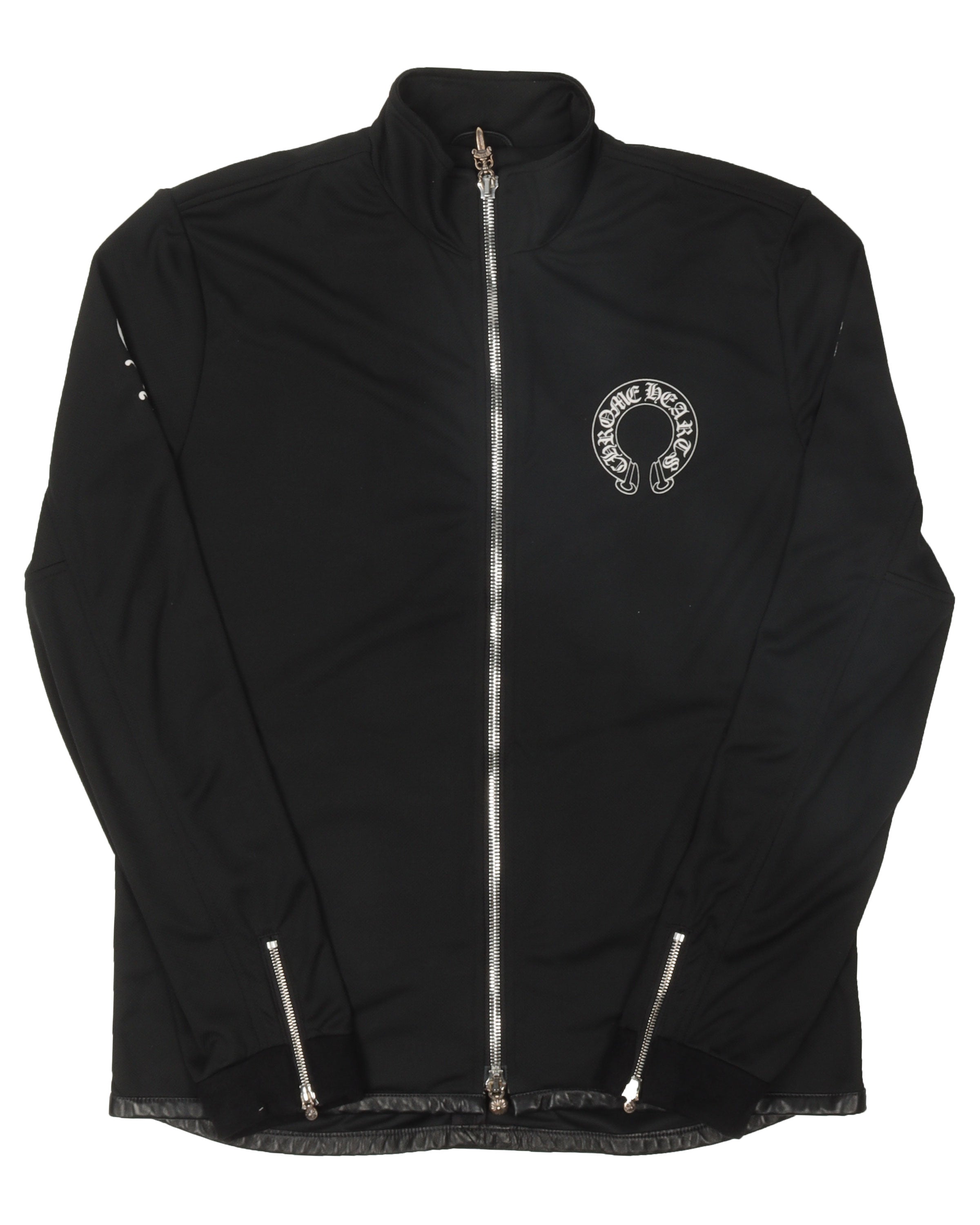 Chrome Hearts Track Jacket Leather Details