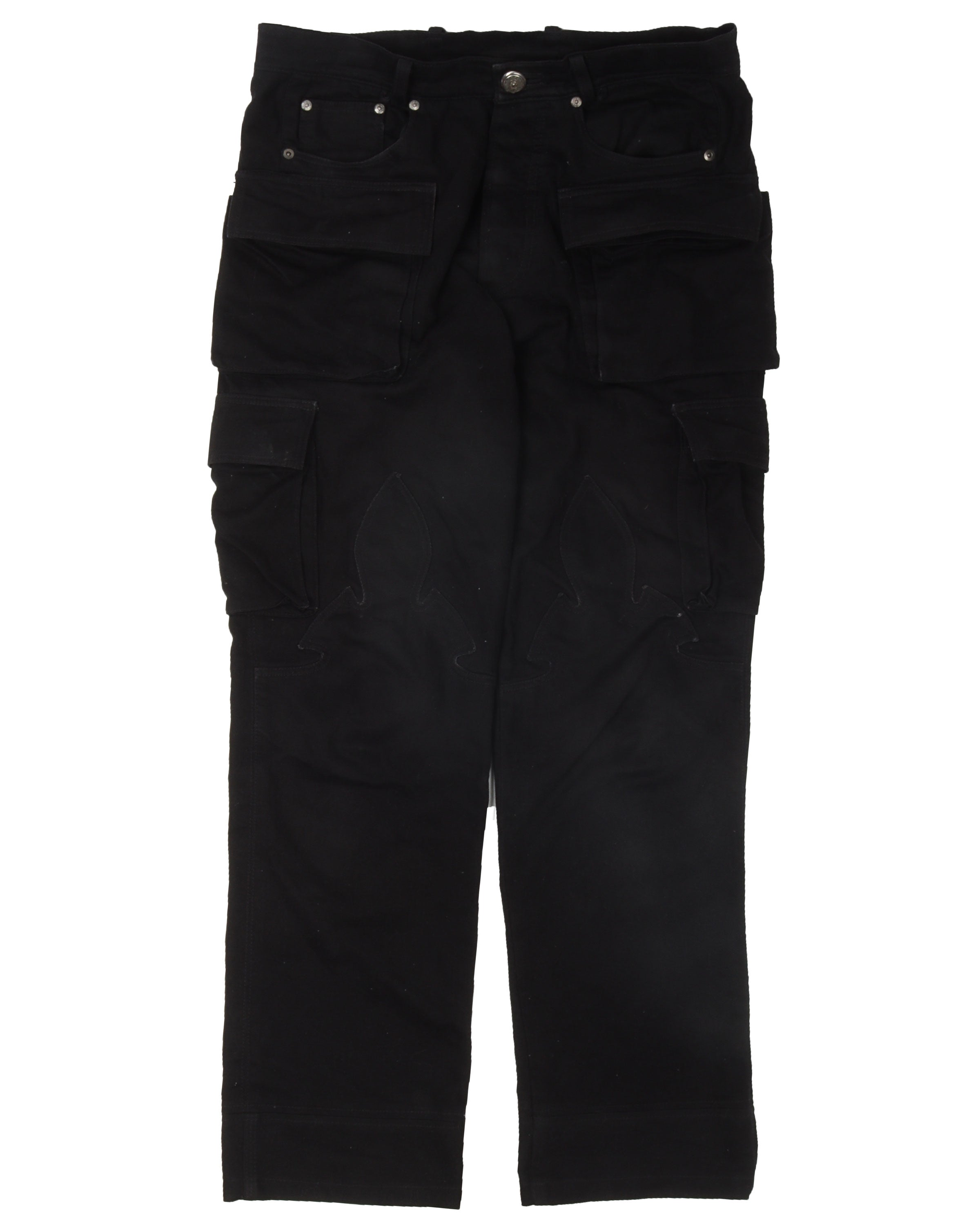 Chrome Hearts Cargo Fleur Knee Fatigue Pants