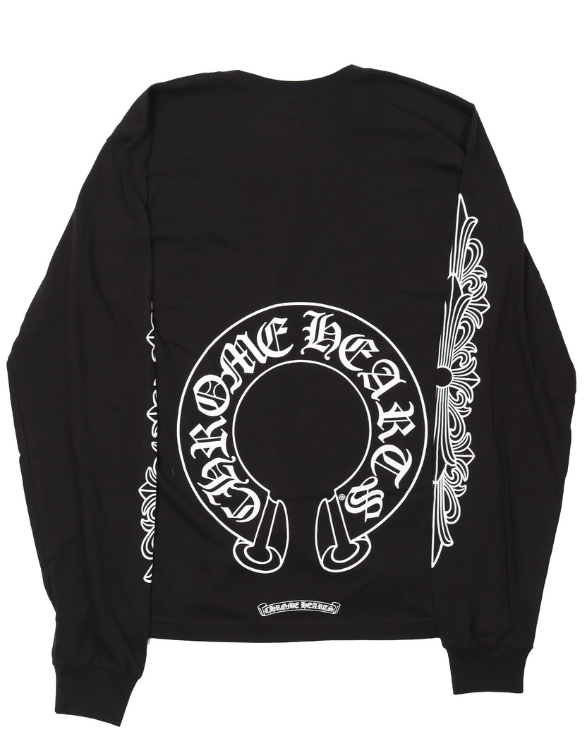 Chrome Hearts Horseshoe Logo L/S Tee