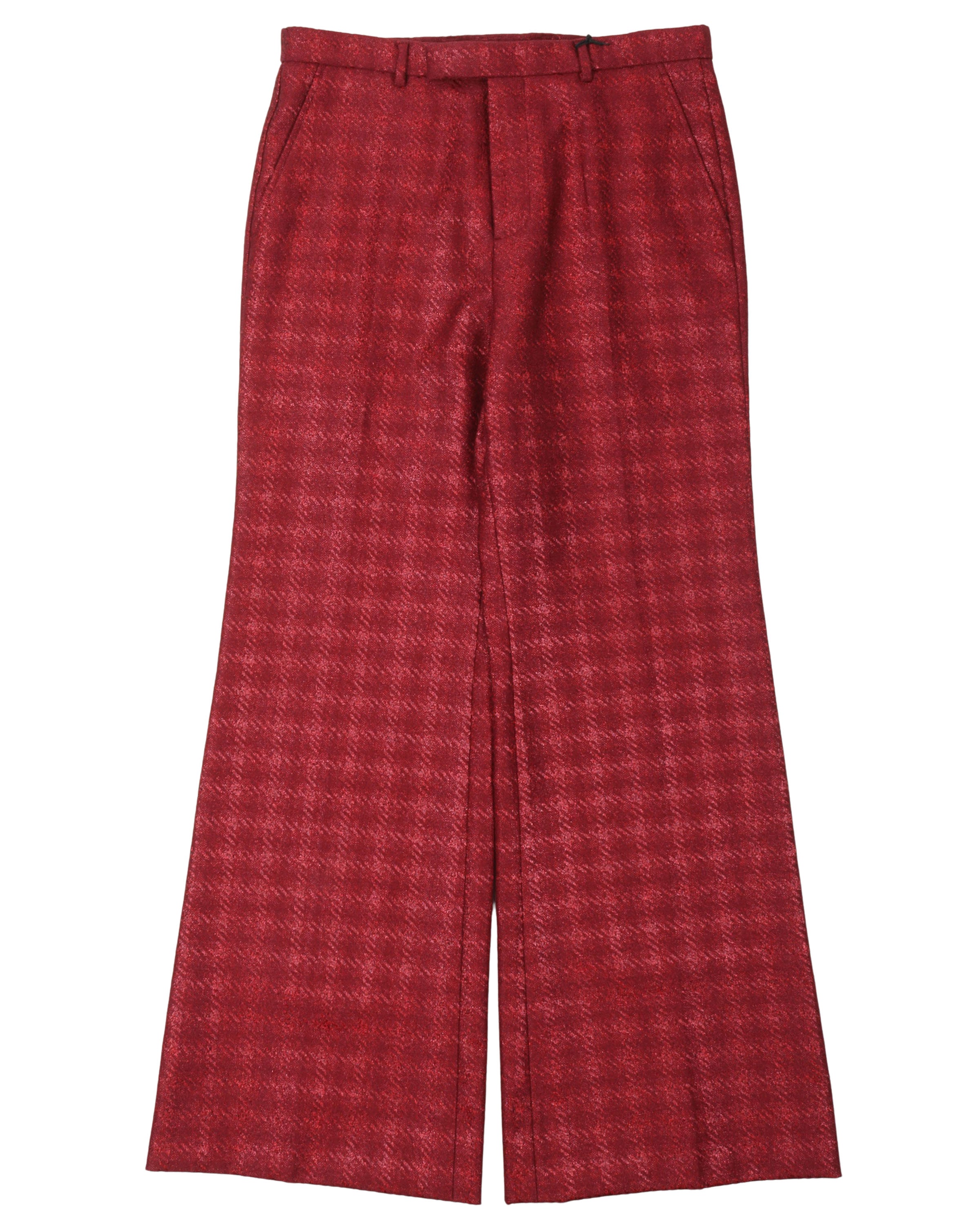 Image of Checkered Flared Pants