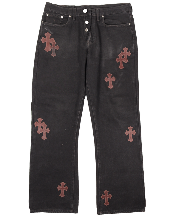 Pants Chrome Hearts Levis Leopard Cross Patch Denim Justin Reed New York 8362