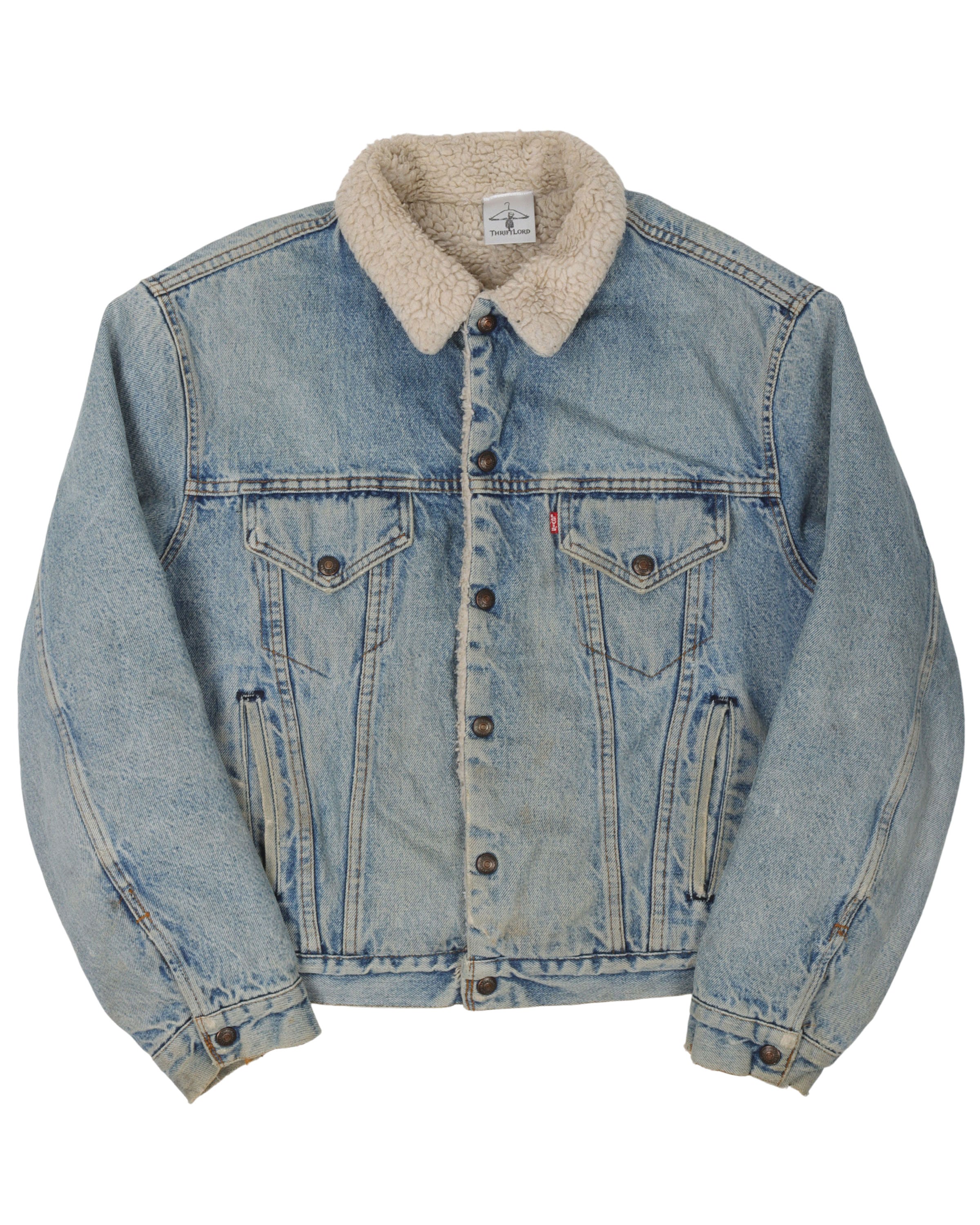 Vintage Levi Fleece Lined Denim Trucker Jacket