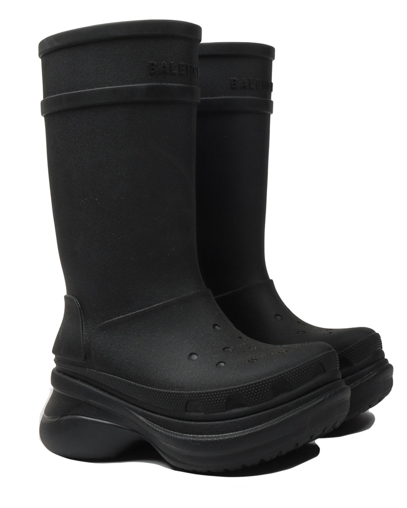 Mens Crocs Boot in Black  Balenciaga US