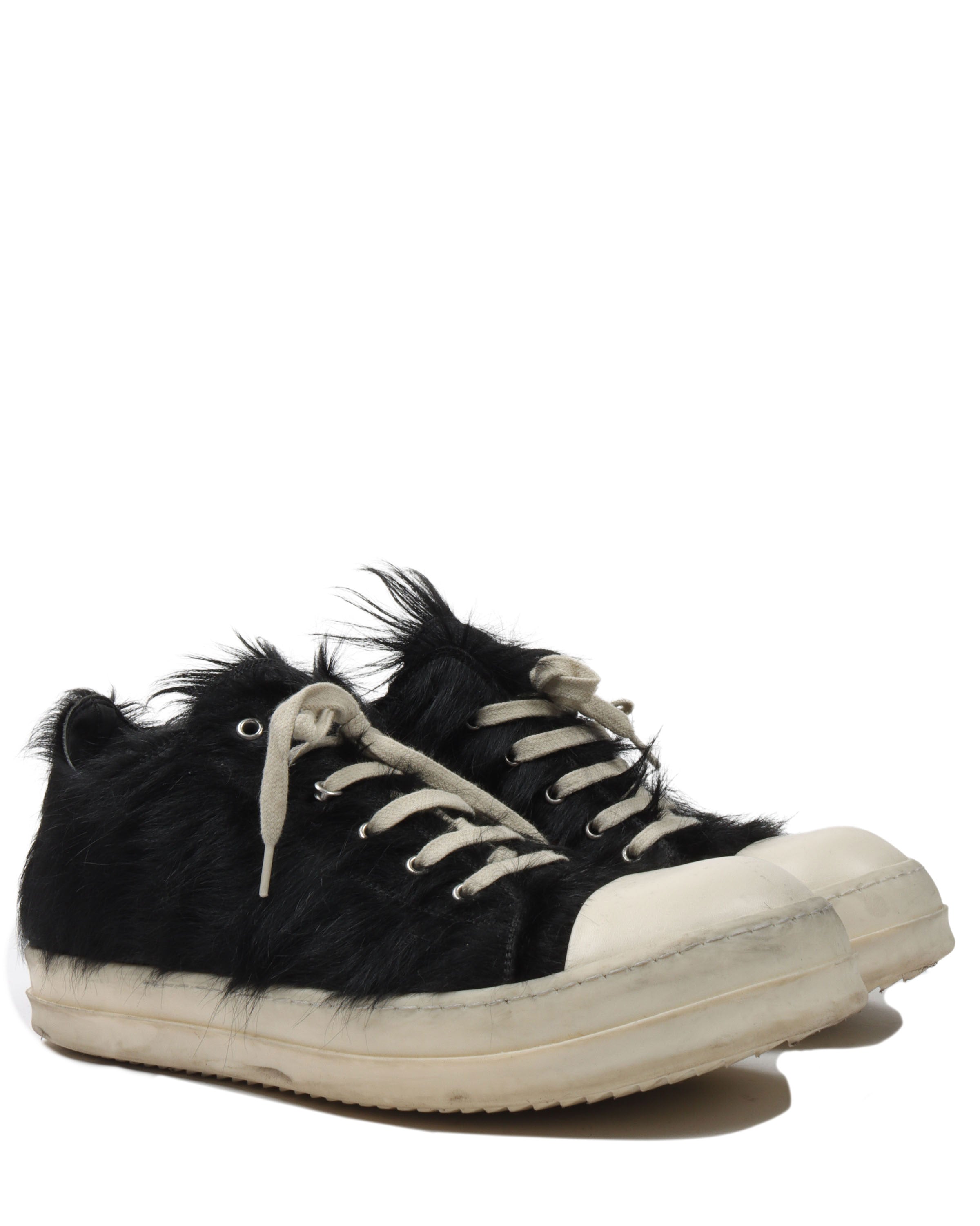 Rick Owens Faux Fur Low Ramones