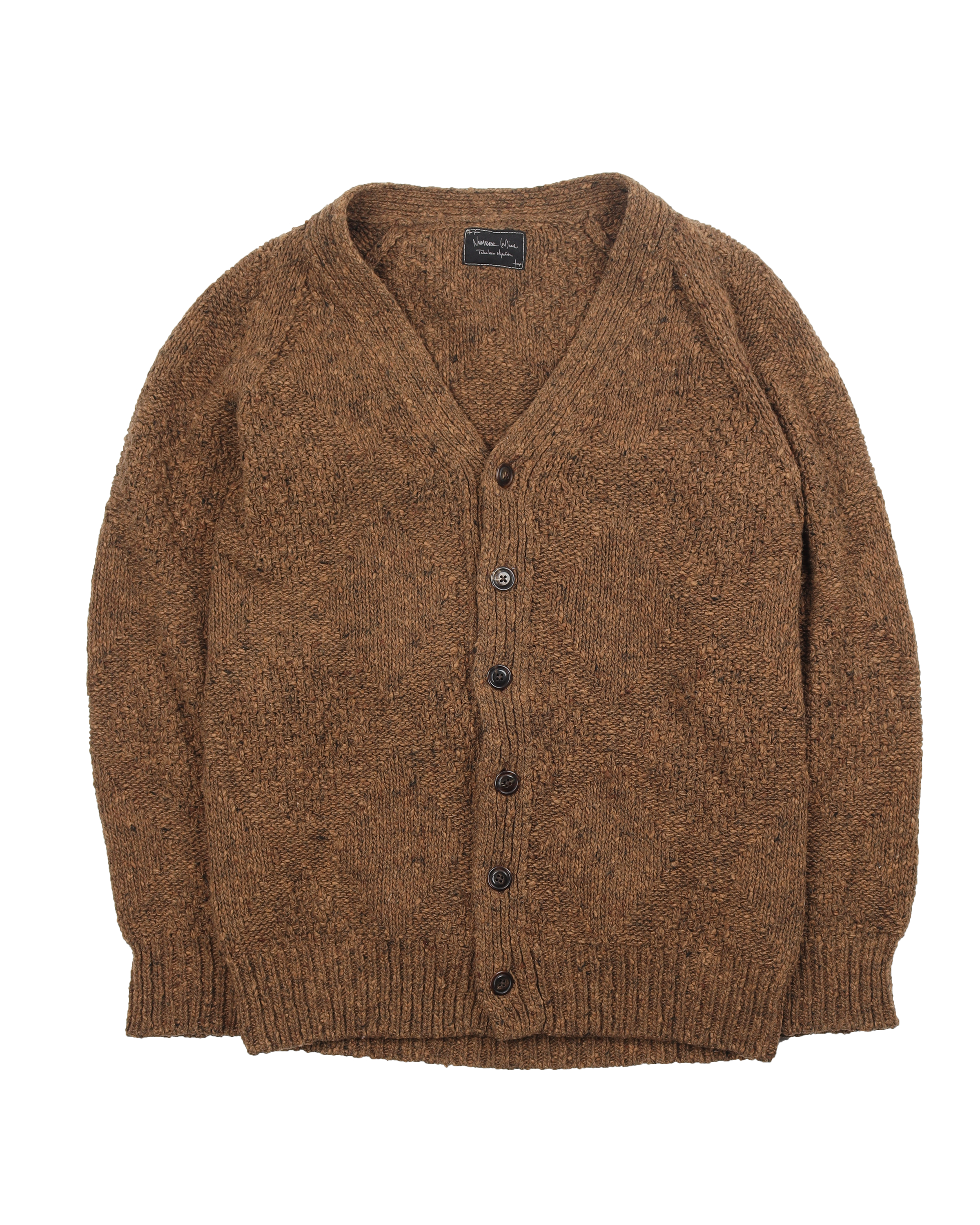 image of Brown Wool Cardigan Sweater (2008) "My Own Private Portland"