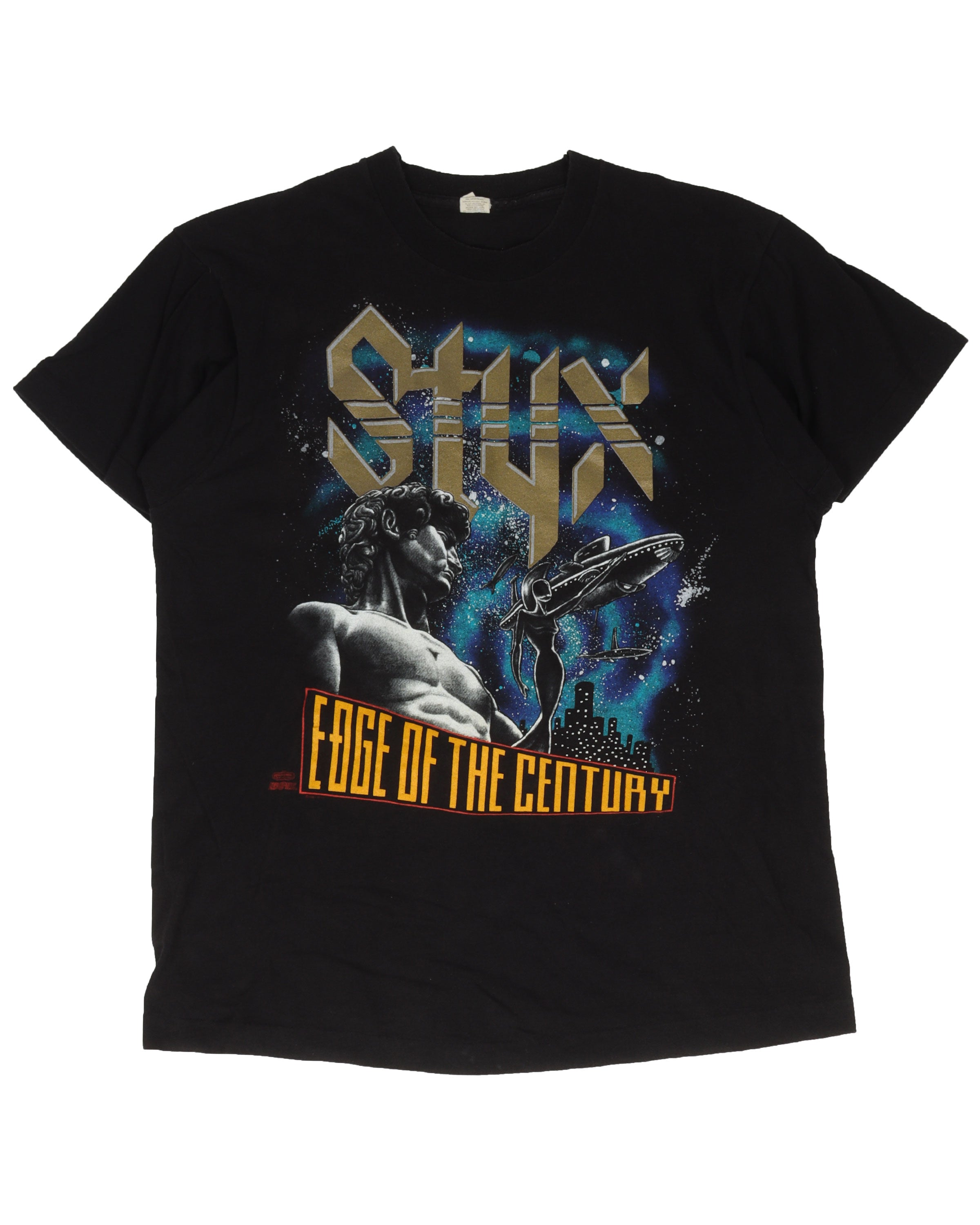 Image of Styx "Edge Of The Century" 1991 Tour T-Shirt