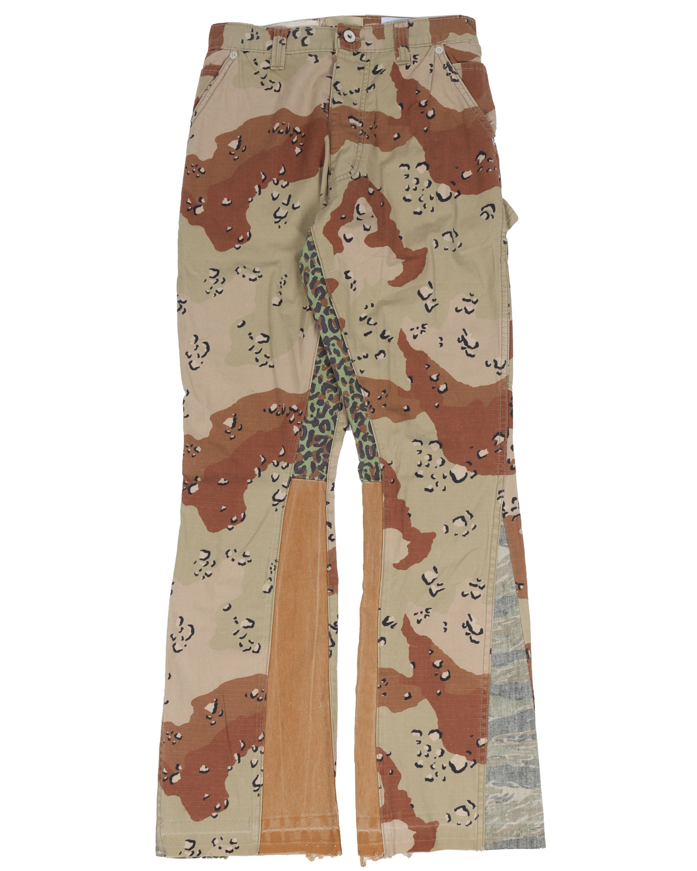 image of Camouflage "LA FLARE" Carpenter Pants