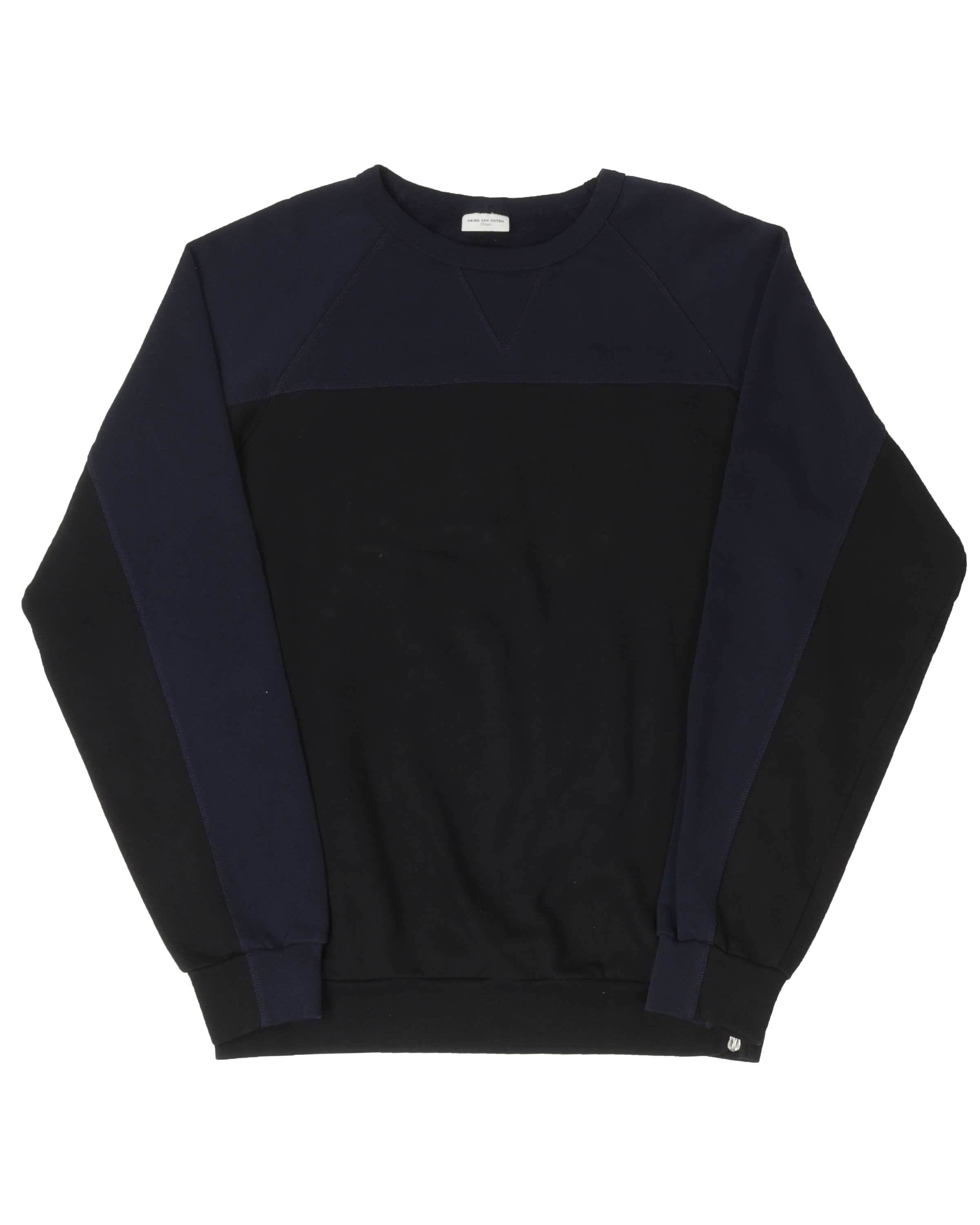 Image of Side Zip Two Tone Sweater