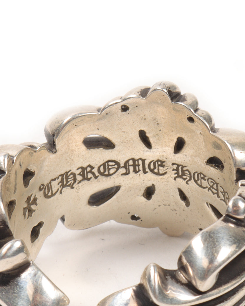 Chrome Hearts Double Floral Ring