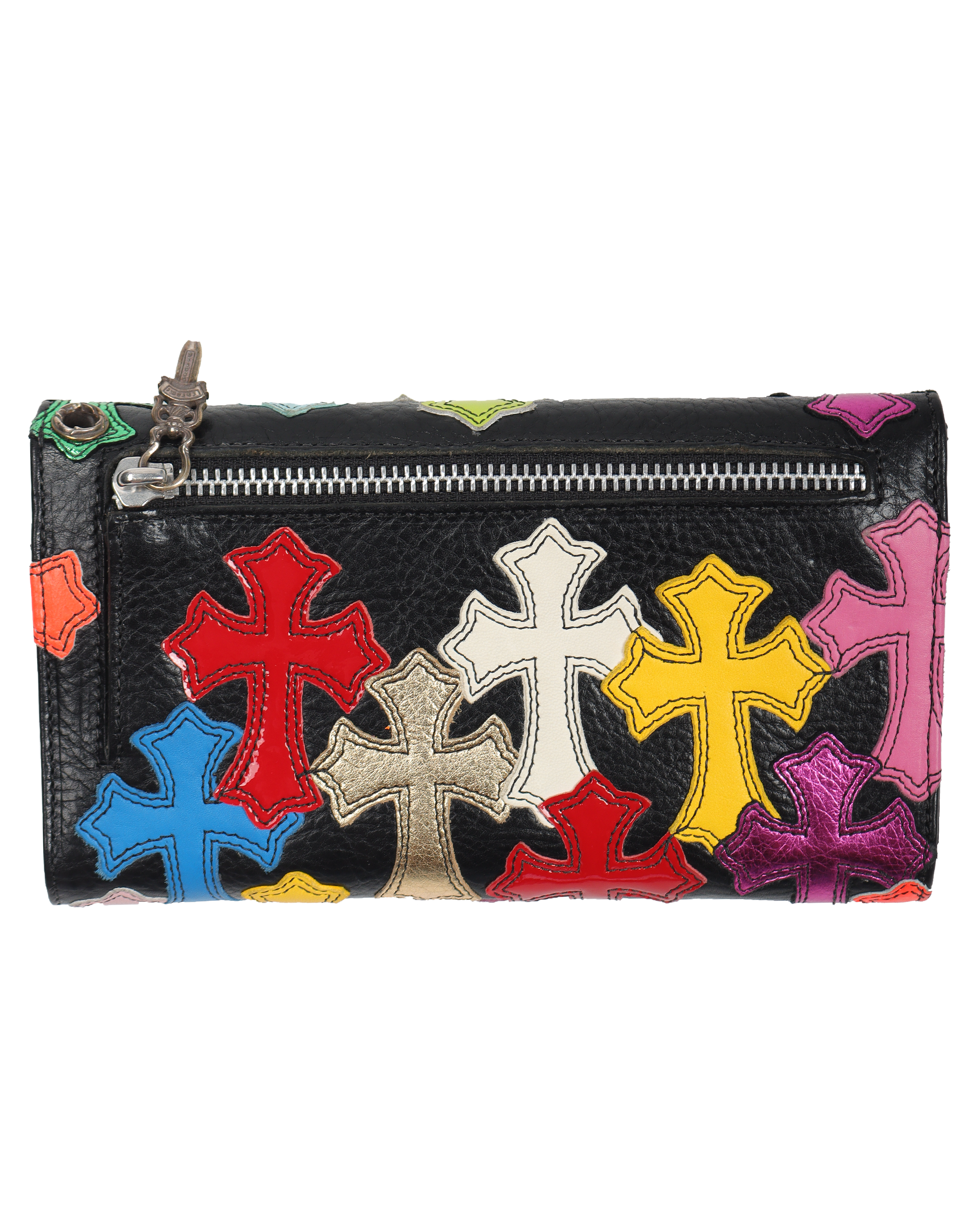 Chrome Hearts Multicolor Cross Patch 'WAVE' Wallet