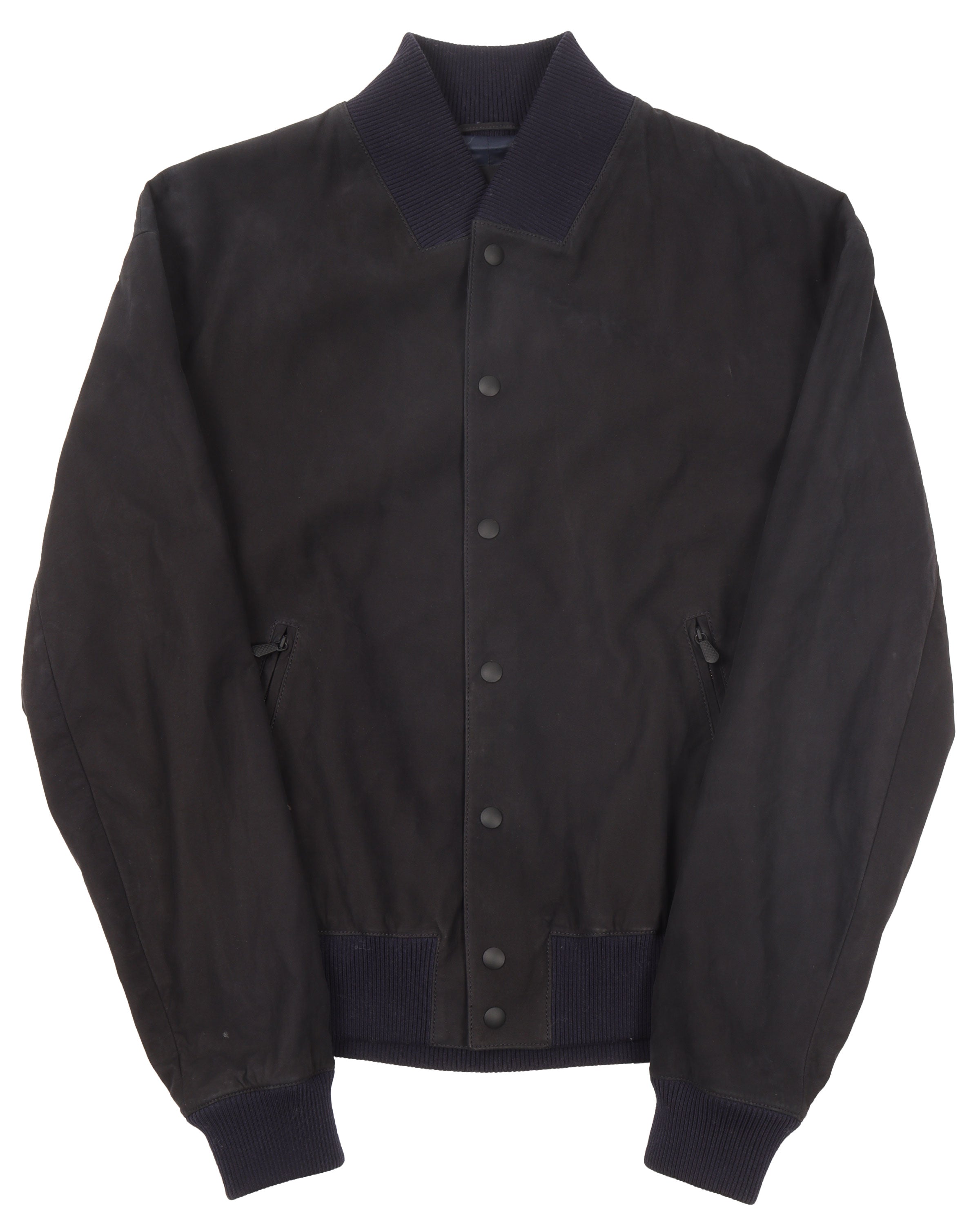 image of Suede Bomber Jacket