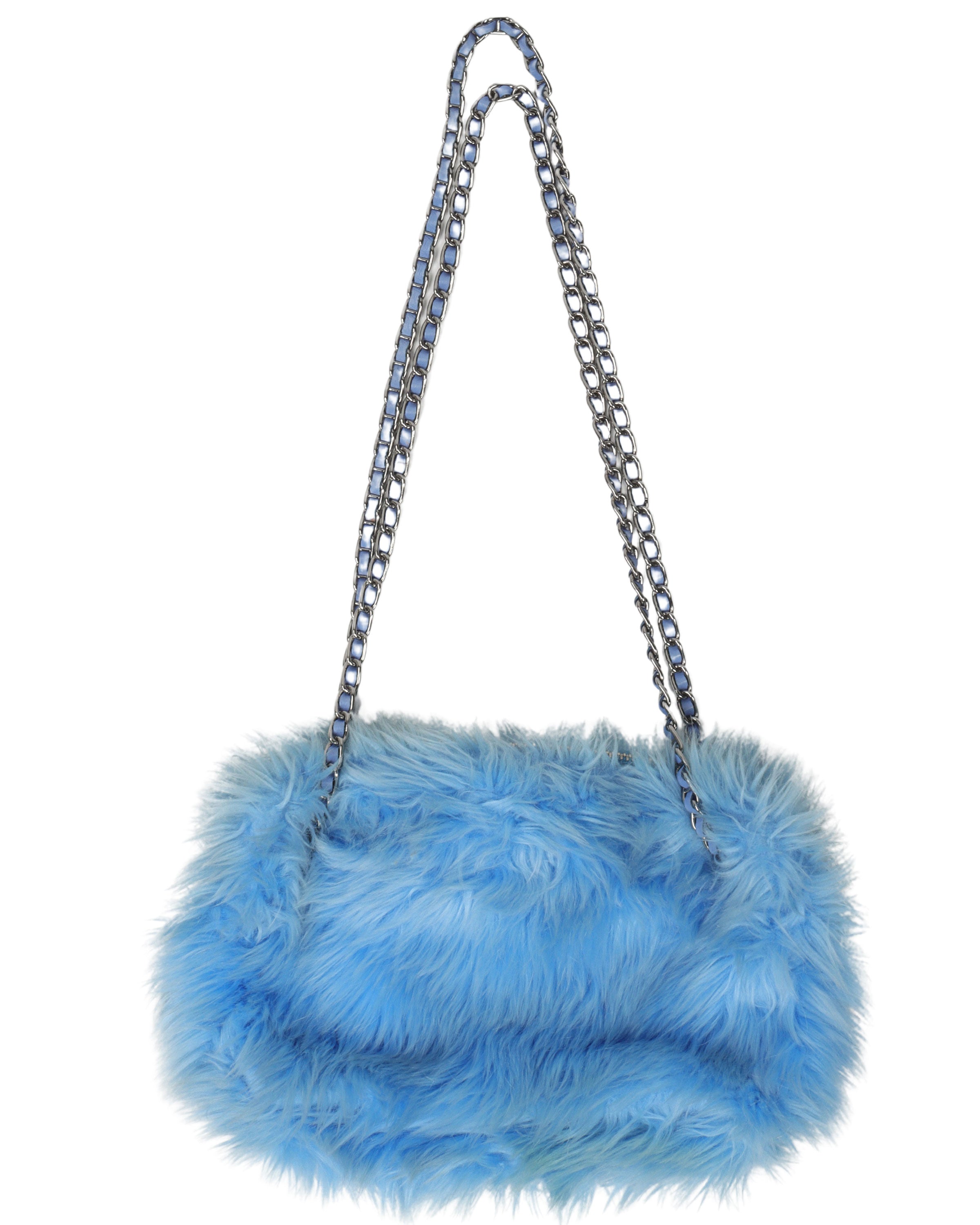 Prada Eco Pelliccia Tote Faux Fur