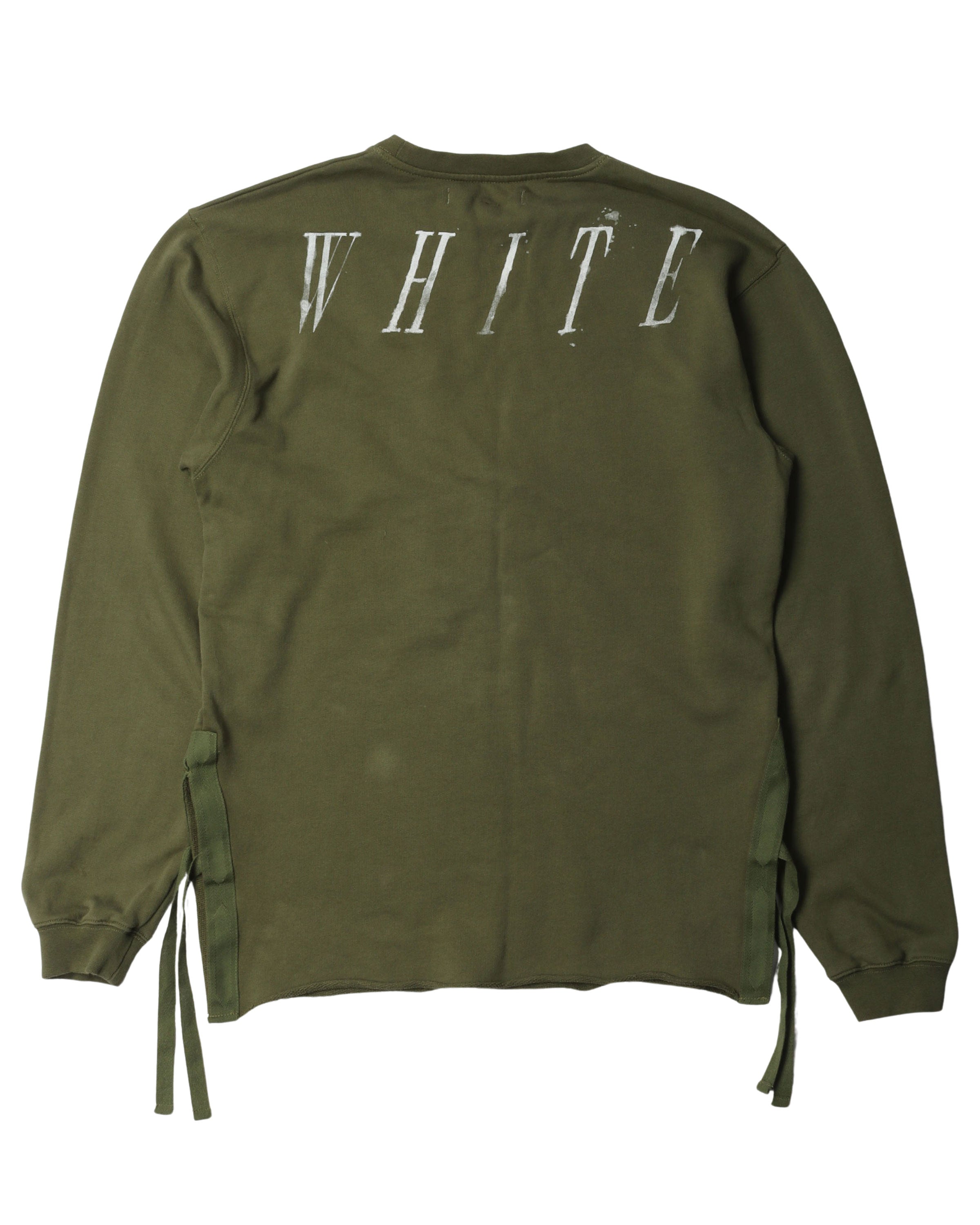 "White" Crewneck Sweatshirt