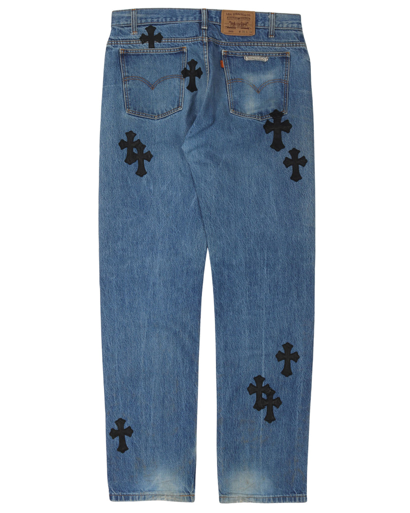 BALENCIAGA】traces cross patch jeans | centurymotorinnfinley.com.au