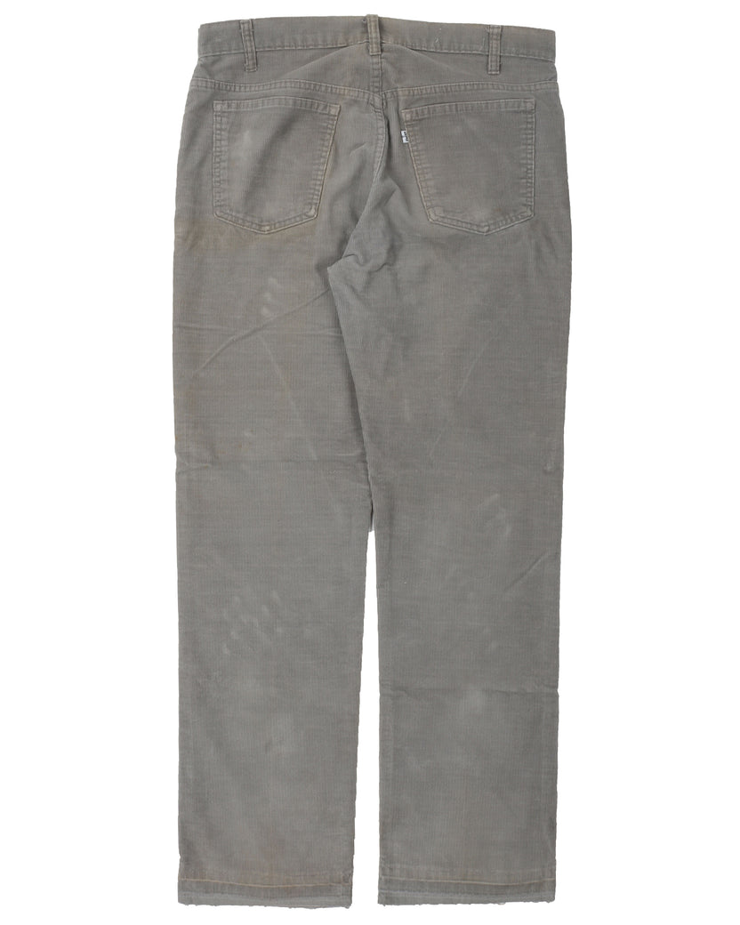 Vintage Levi's Grey Corduroy Pants