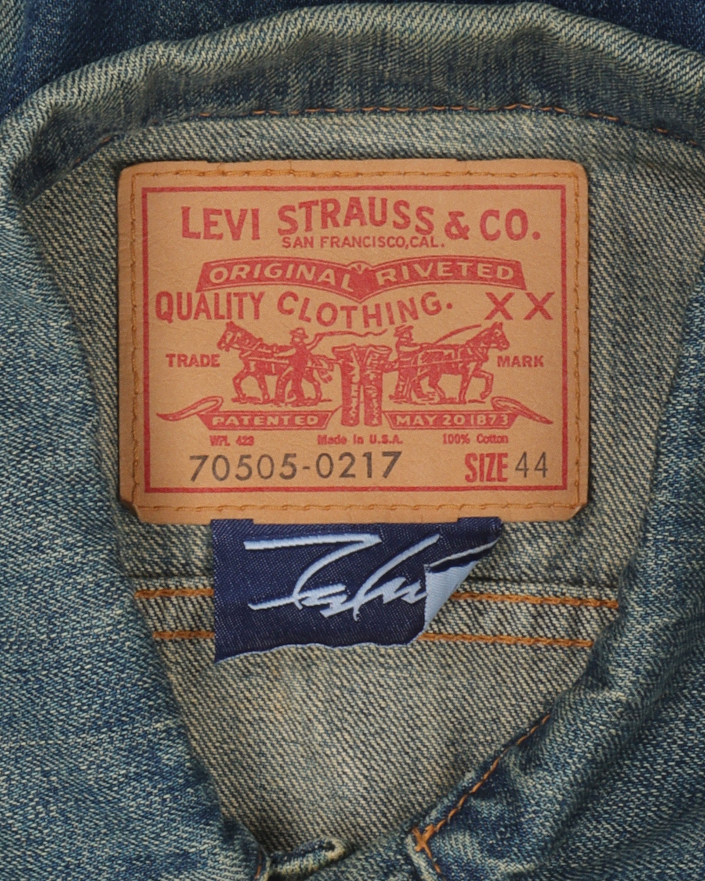 Futura Levi's trucker jacket トラッカージャケット eva.gov.co