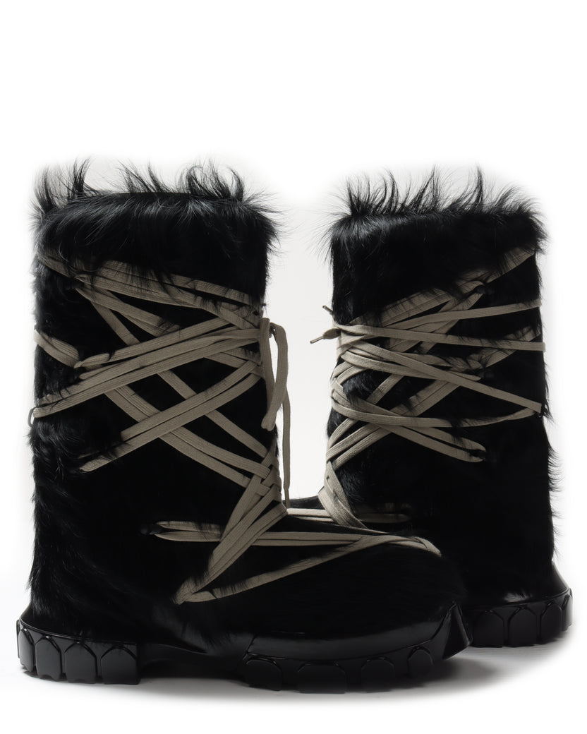 rick owens fur lunar boots