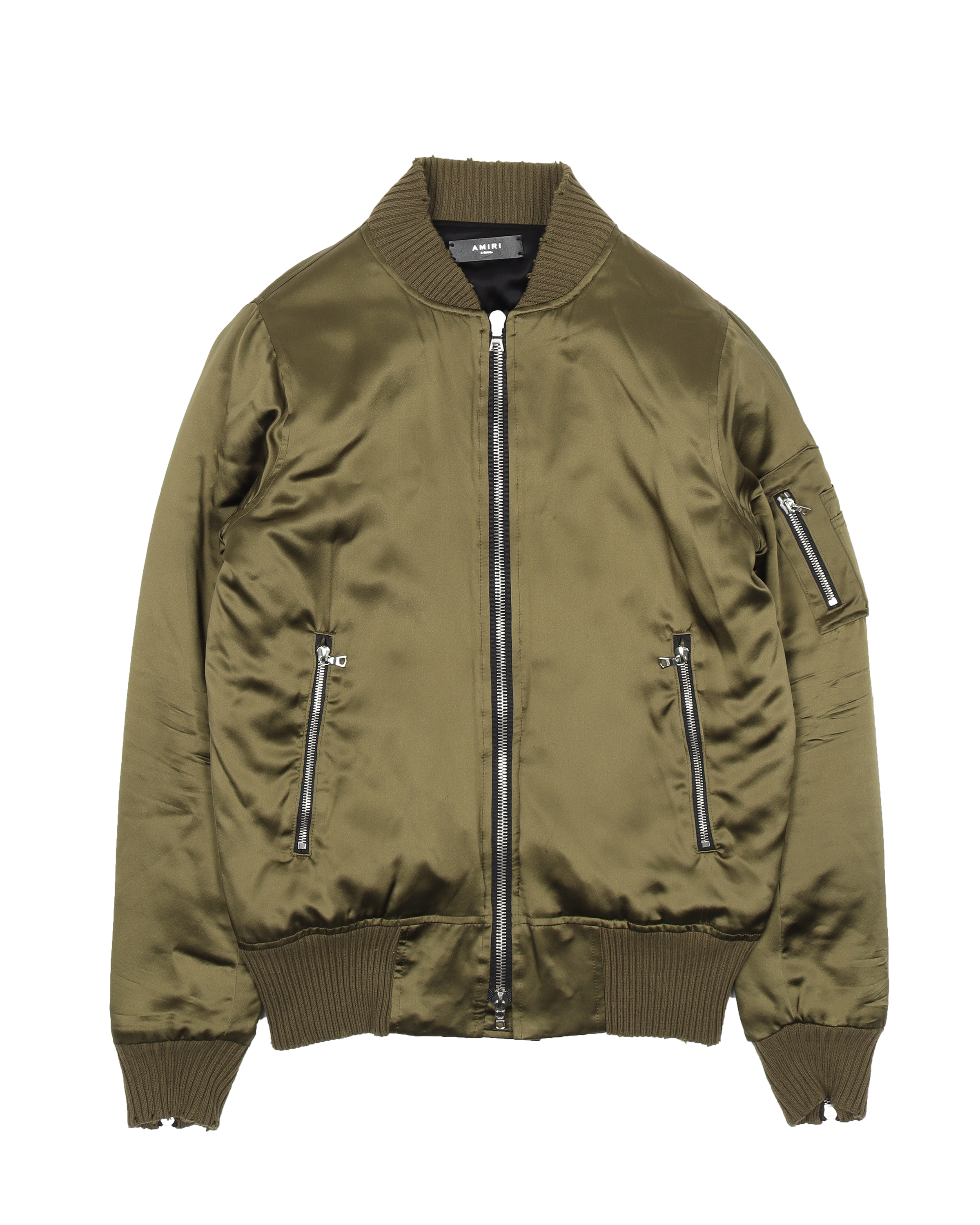 Image of Silk Bomber Jacket