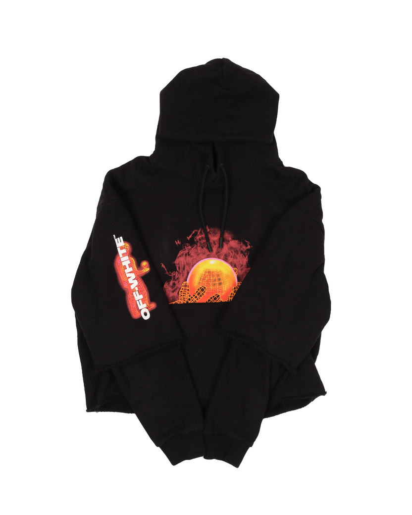 Off-White SS19 Double Layered Planet Hoodie