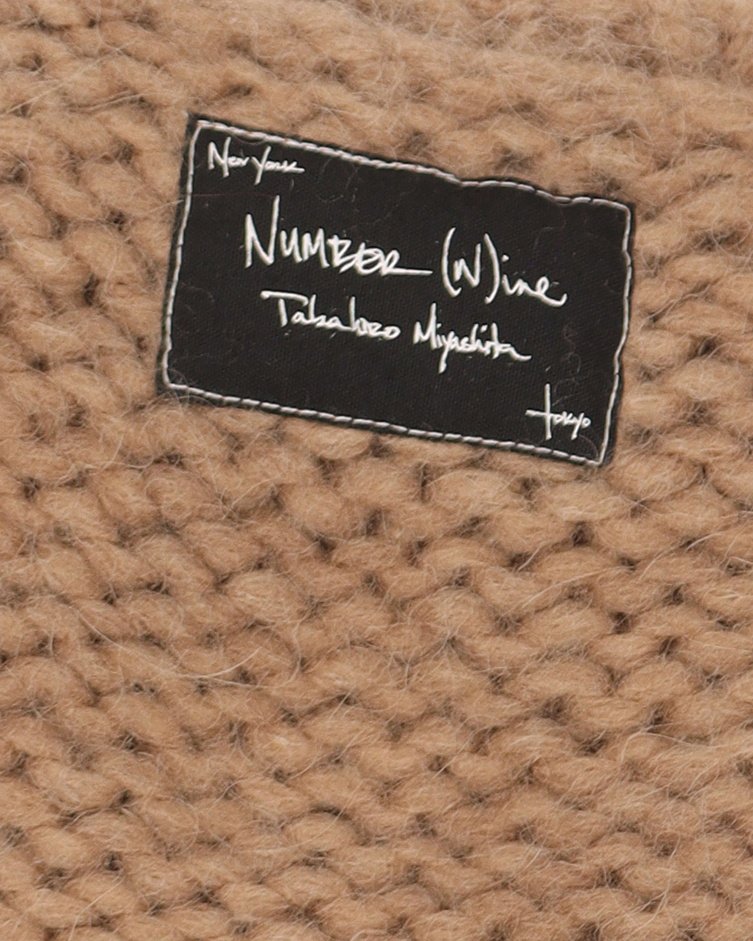 Number (N)ine Wool Knit Cardigan Sweater