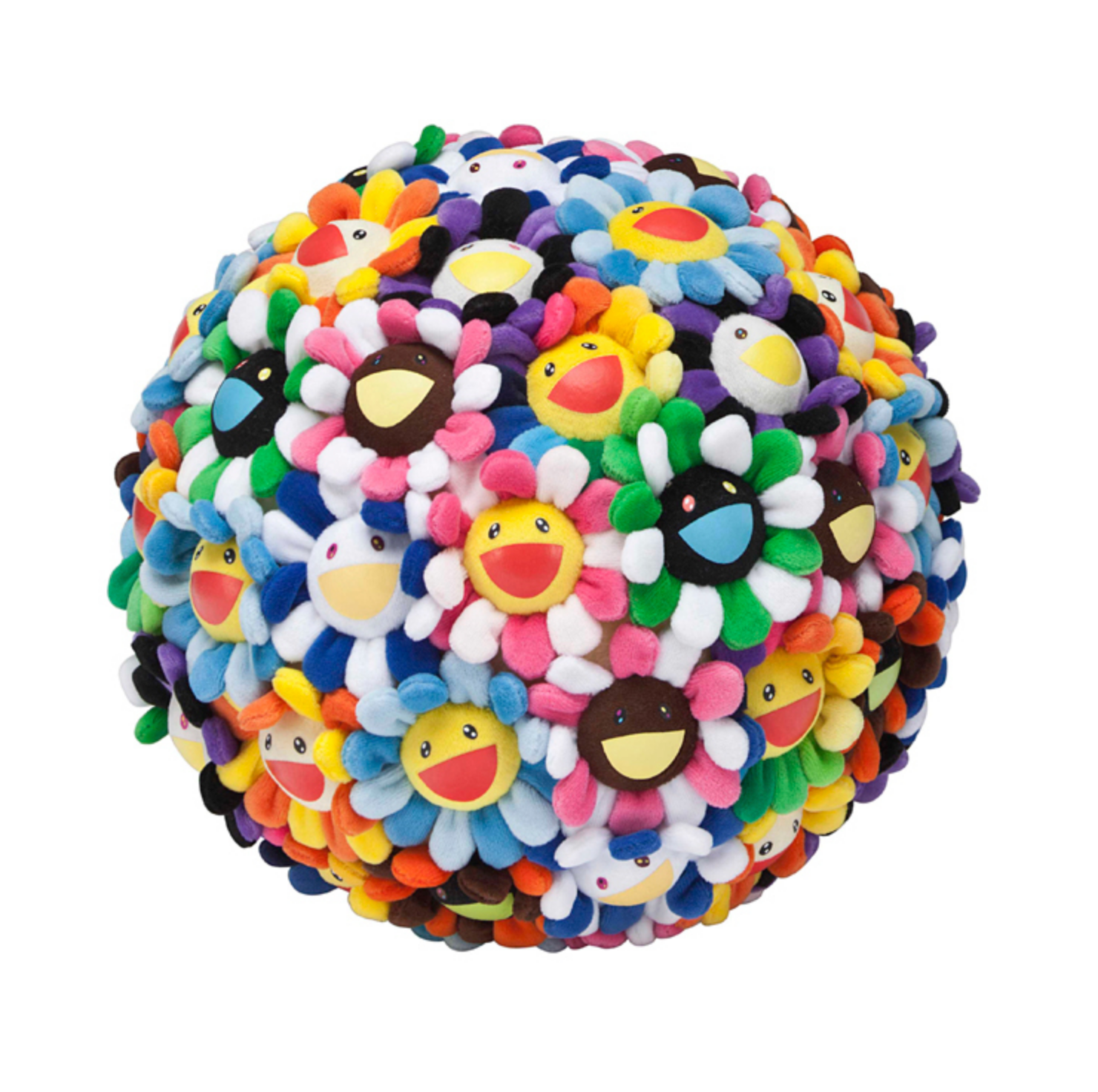 Takashi Murakami Plush Flower Ball Large 60cm - Justin ...