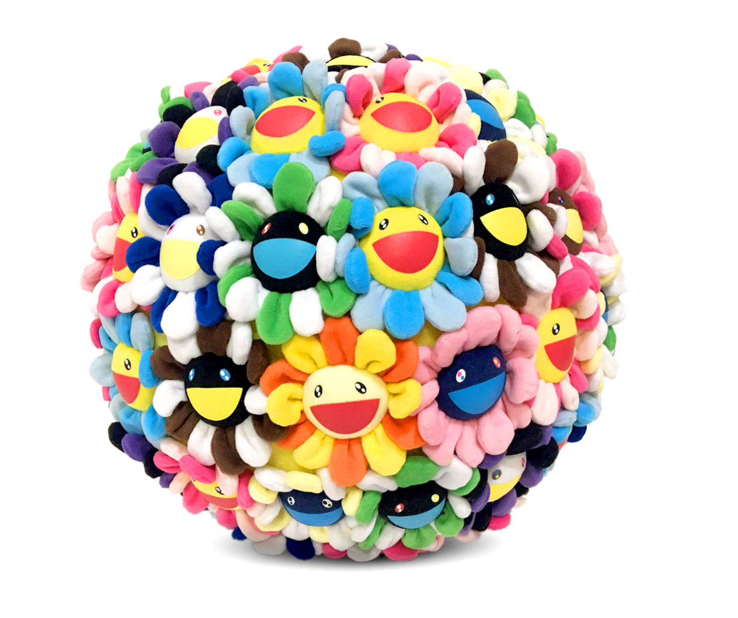 Takashi Murakami Takashi Murakami Plush Flower Ball Medium 40cm Justin Reed New York