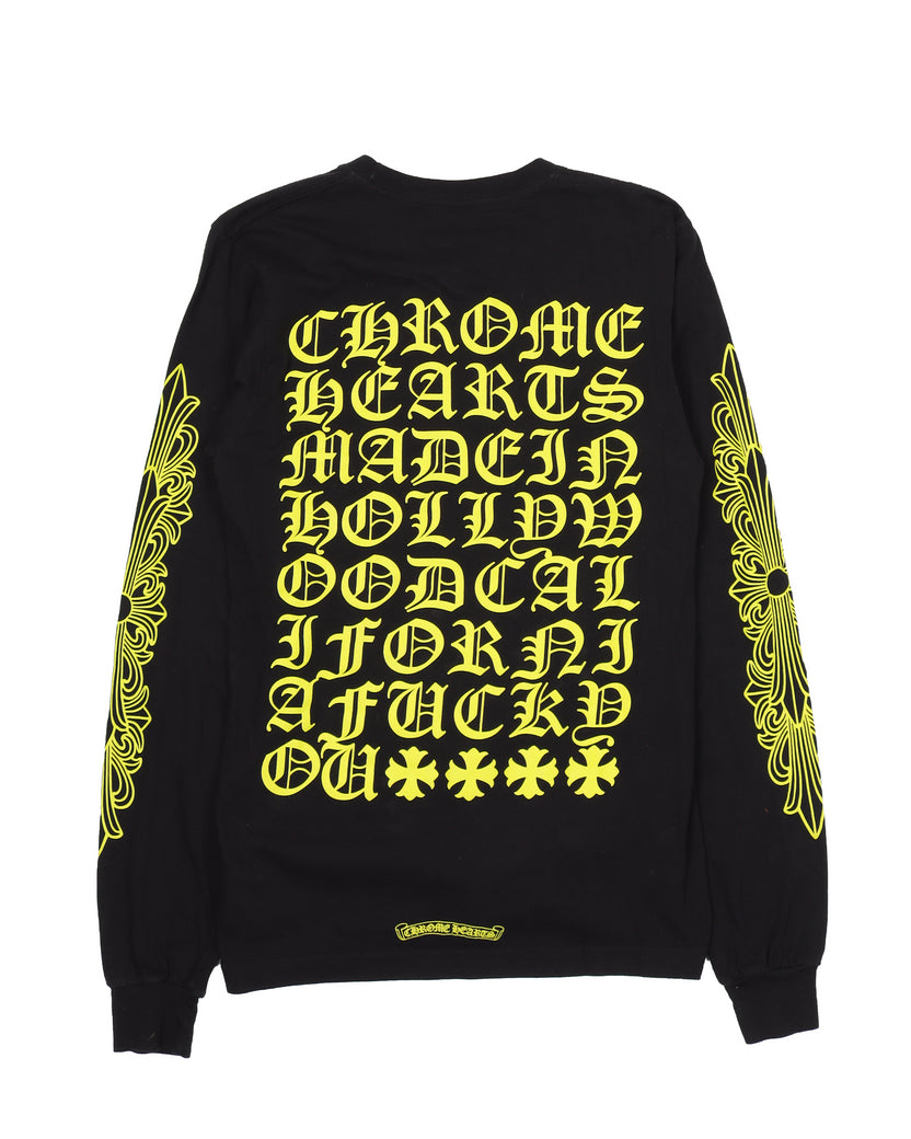 chrome hearts neon yellow L/S T-shirt noonaesthetics.com