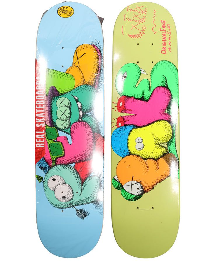 通販 激安◇ X-girl FACE SKATE DECK KYNE Kaws Supreme