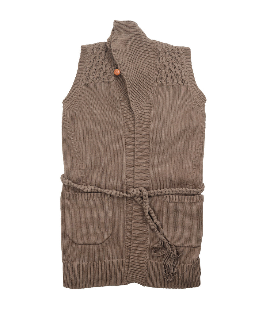 Number Nine Sleeveless Knit Cardigan w/ Tags (2007) 