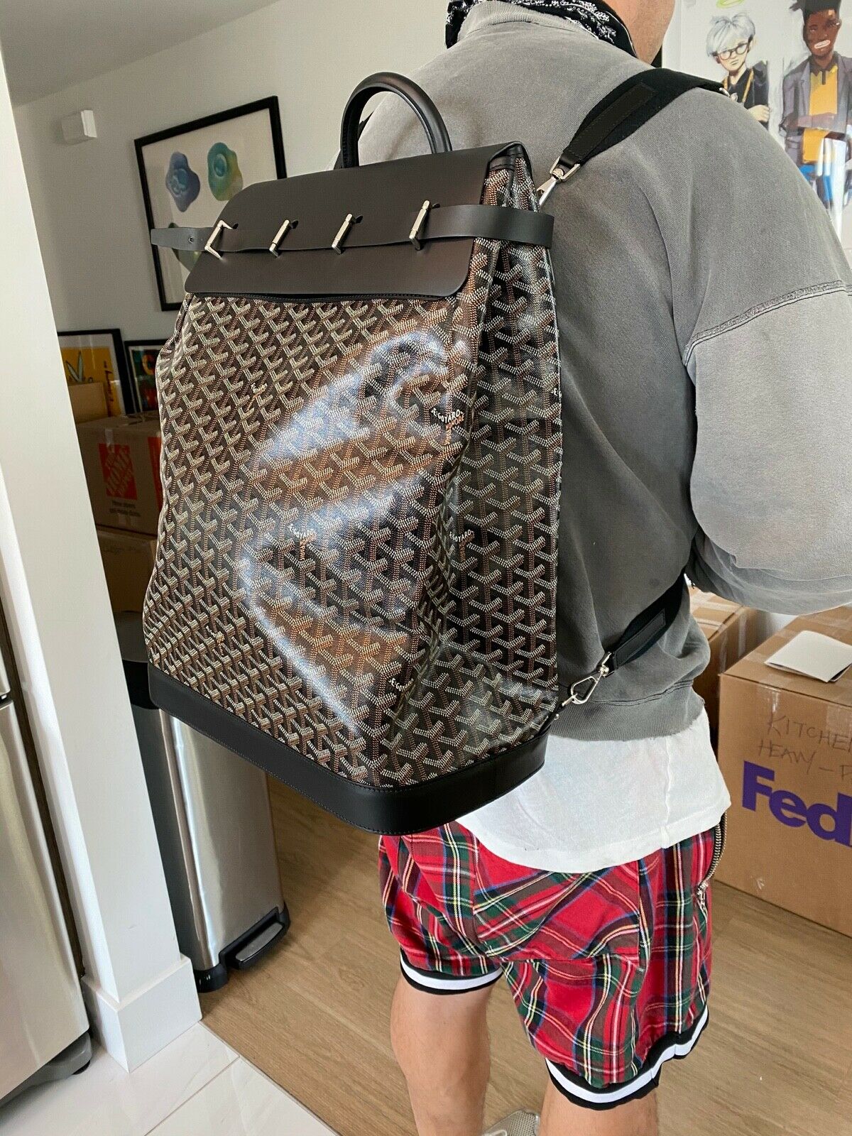 goyard steamer bag