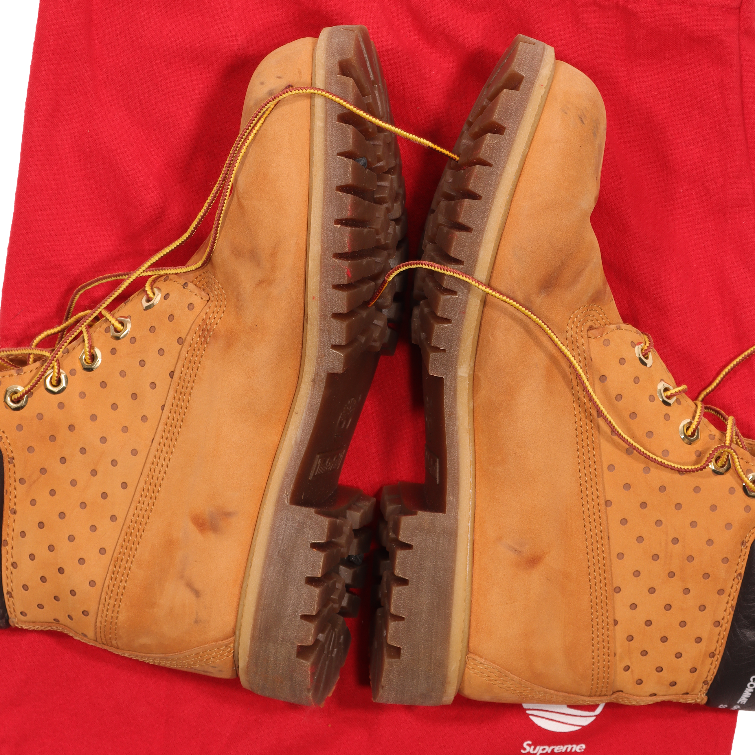 supreme comme des garcons timberland