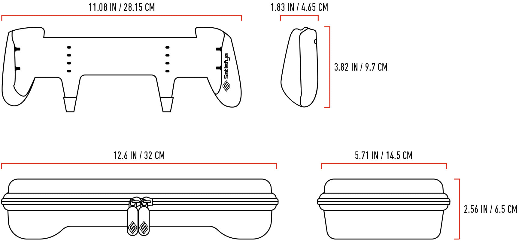 ZenGrip Pro Dimensions