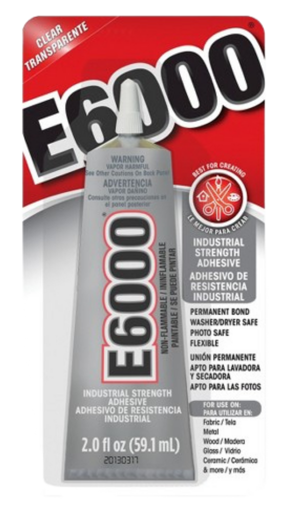 E6000 2 oz (Tip included) Rhinestone Tools and Glues - Rhinestones Unlimited