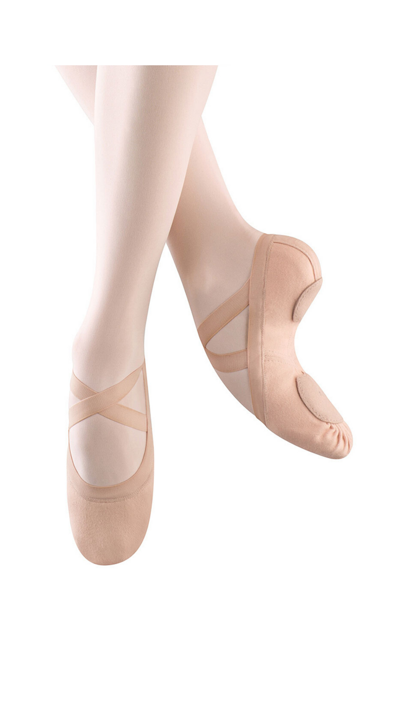 canvas ballet shoe split sole