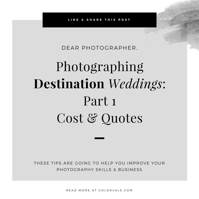 destination wedding photography contract template