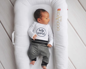 hello world infant outfit