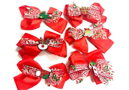 Christmas Hair Bows