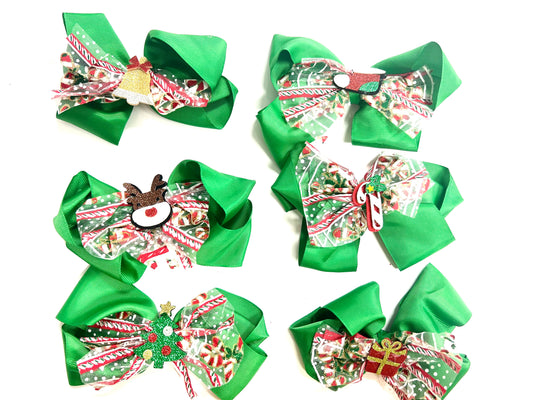 Christmas Hair Bows