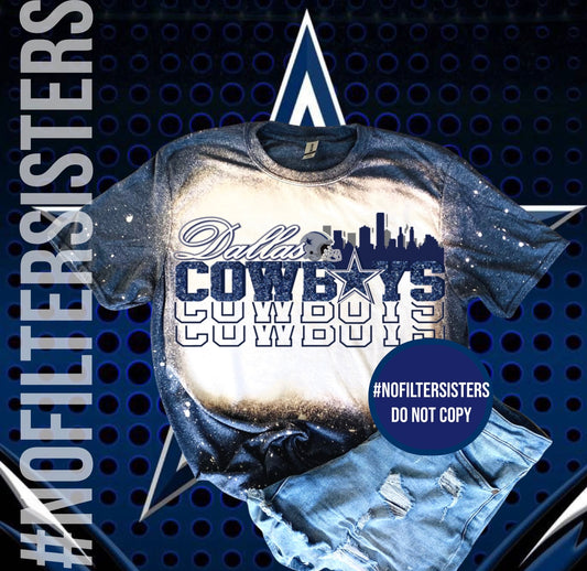 Dallas Cowboys Bleach Tee