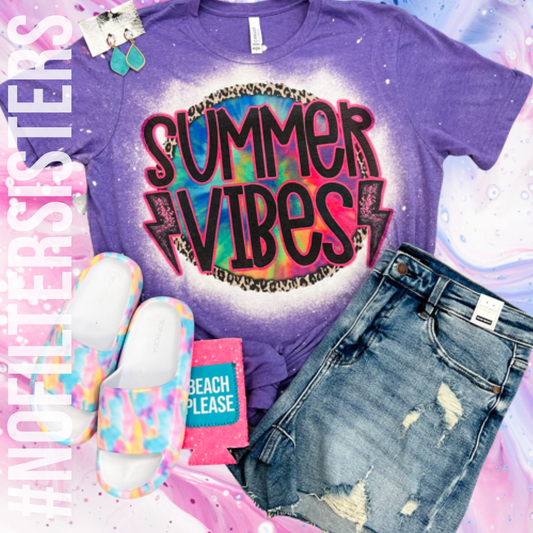 Electric Summer Vibes Graphic Tee