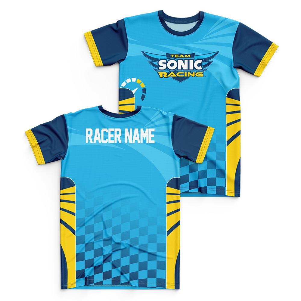 Team Sonic Racing Team Sonic Personalized Jersey Style Tee