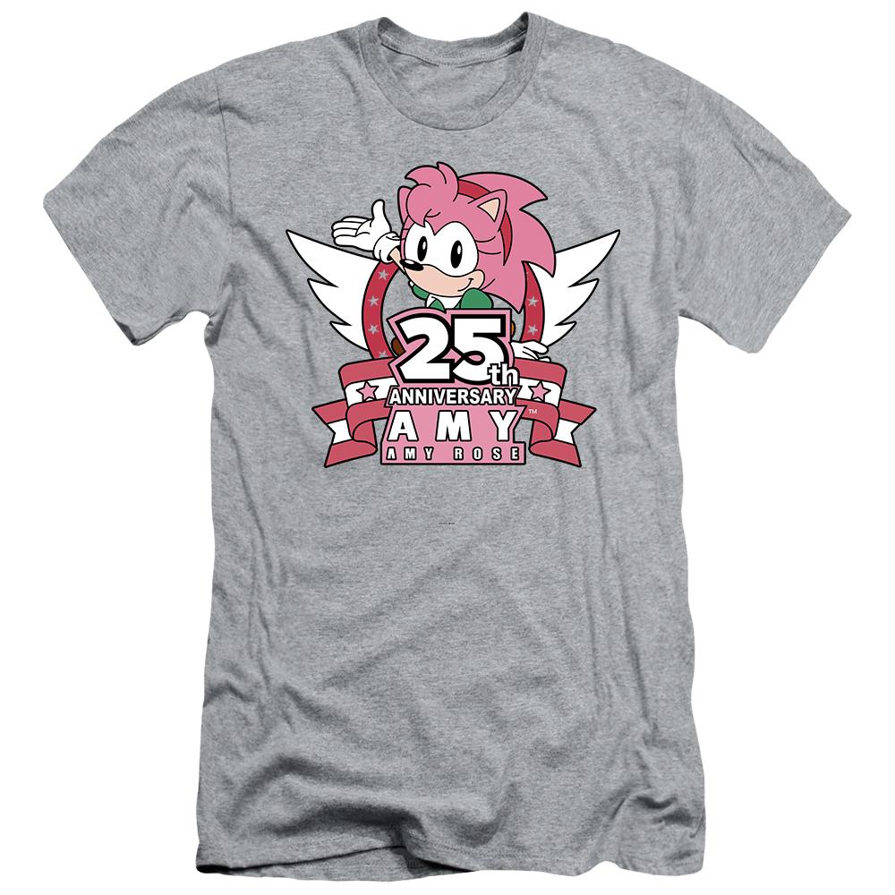 Amy's 25th Anniversary Crest Athletic Grey Tee