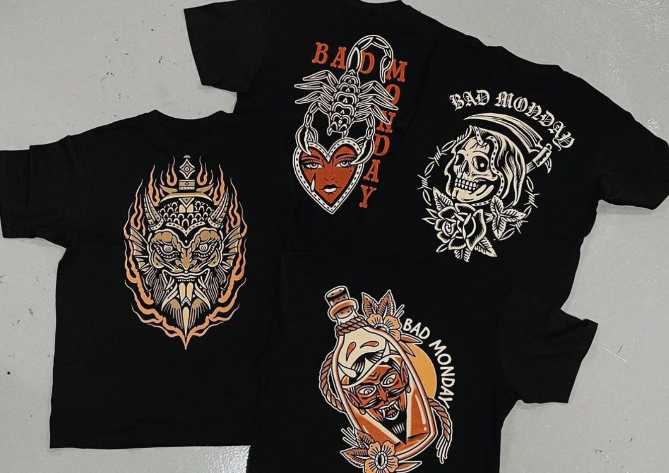 Buy Graphic T Shirts For Men | Tattoo Inspired UK Streetwear Style – Bad  Monday Apparel