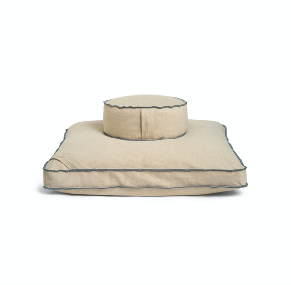 Black Meditation Cushion Set - Still Sitting Meditation Supply