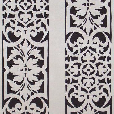 #1007 Valencia Floral Border Stencil