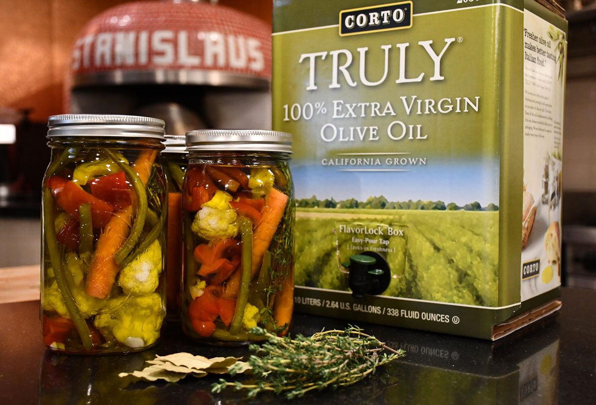 Olive Oil Cured Vegetables