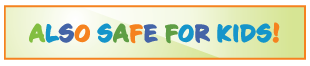 Also Safe for Kids Logo